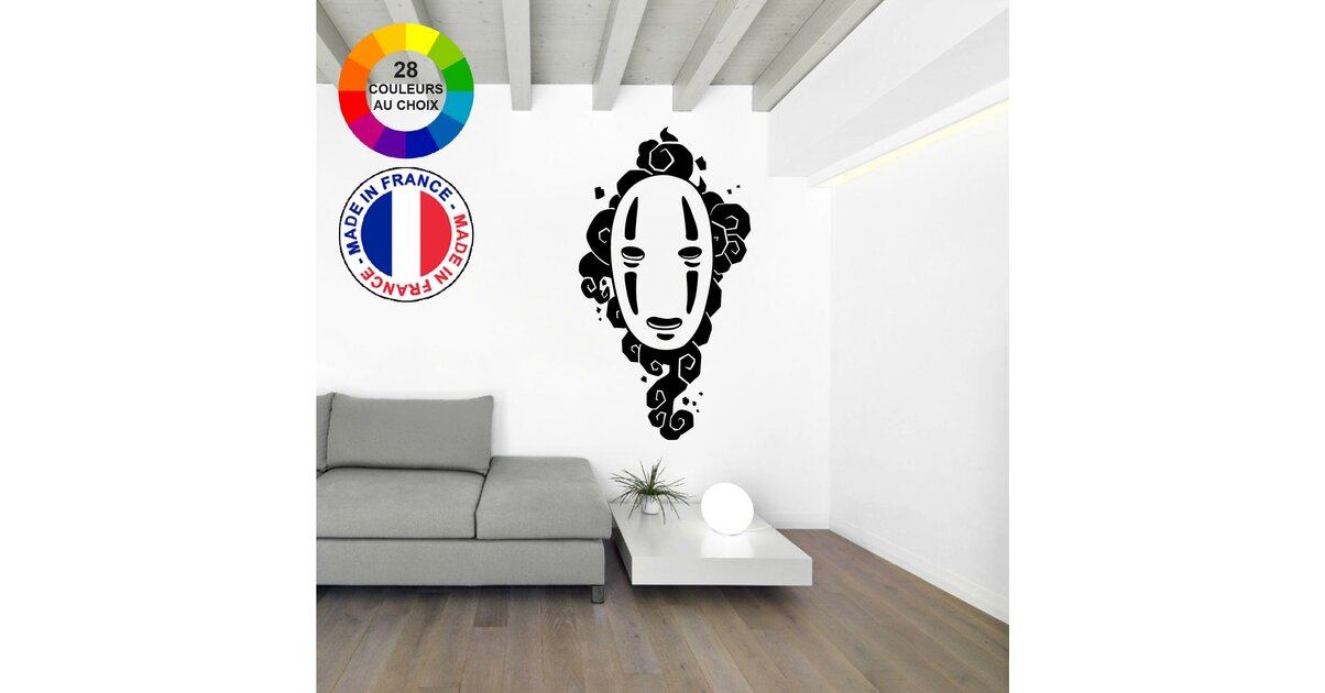 Stickers Sans Visage Voyage Chihiro - autocollant déco murale